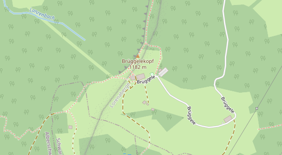 Pension auf Satellitenbild