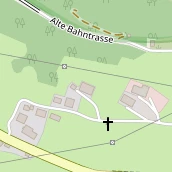 Pension auf Karte
