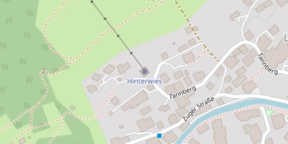 Pension auf Satellitenbild