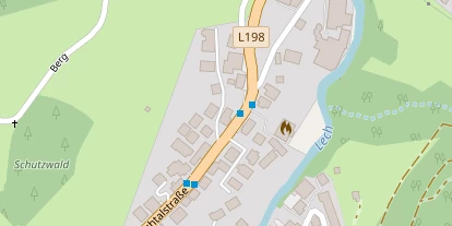 Pension auf Satellitenbild