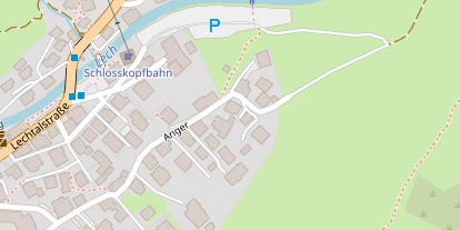 Pension auf Satellitenbild