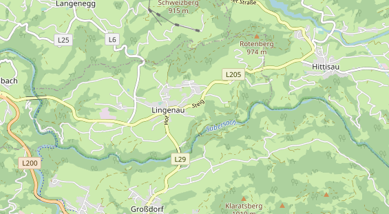 Pension auf Karte