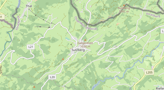Pension auf Karte