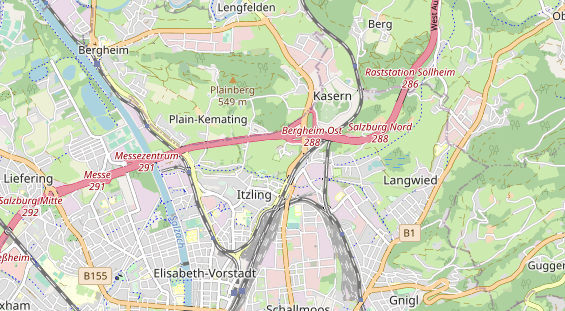 Pension auf Karte