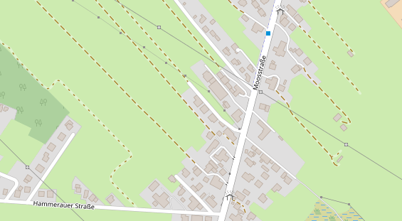 Pension auf Satellitenbild