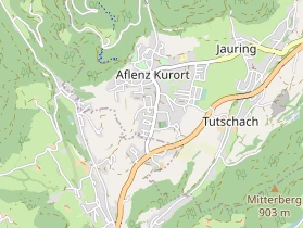 Pension auf Karte