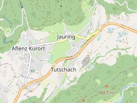 Pension auf Karte