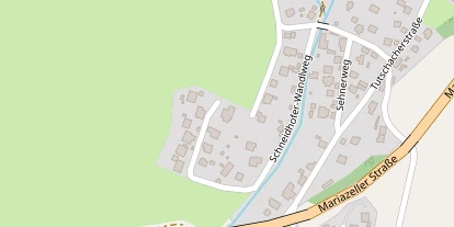 Pension auf Satellitenbild