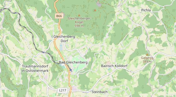 Pension auf Karte