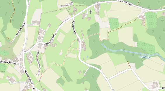 Pension auf Satellitenbild