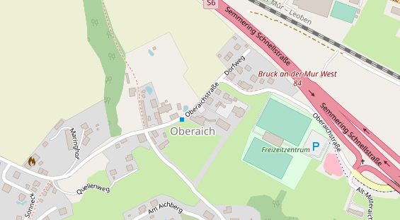 Pension auf Satellitenbild