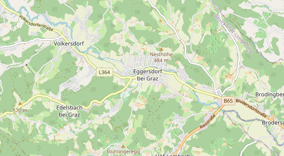 Pension auf Karte