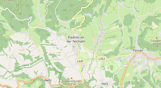 Pension auf Karte