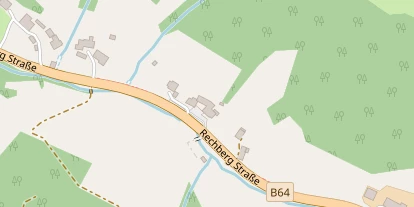 Pension auf Satellitenbild