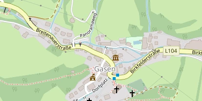 Pension auf Satellitenbild