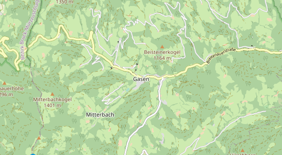 Pension auf Karte