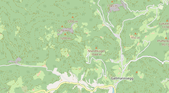 Pension auf Karte
