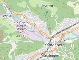 Pension auf Karte