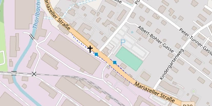 Pension auf Satellitenbild