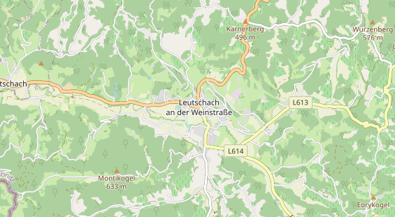 Pension auf Karte