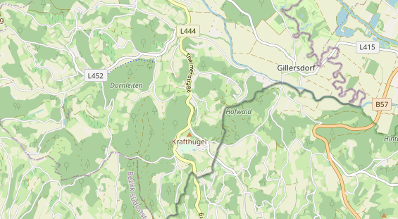 Pension auf Karte