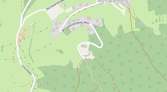 Pension auf Satellitenbild