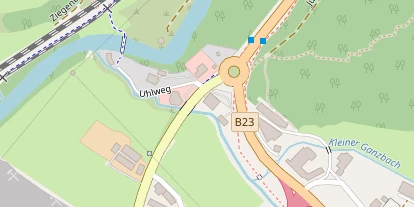 Pension auf Satellitenbild