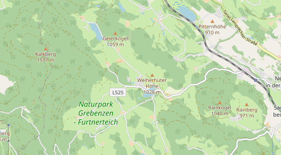 Pension auf Karte