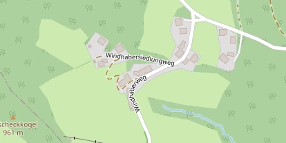 Pension auf Satellitenbild