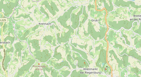 Pension auf Karte