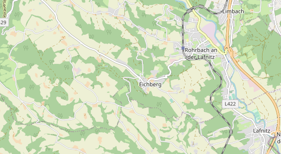 Pension auf Karte