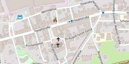 Pension auf Satellitenbild