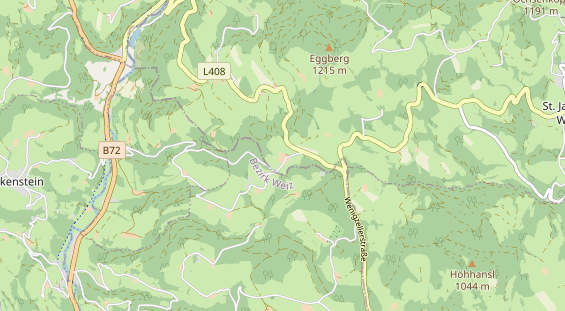 Pension auf Karte