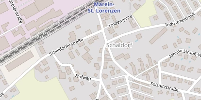 Pension auf Satellitenbild