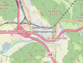 Pension auf Karte