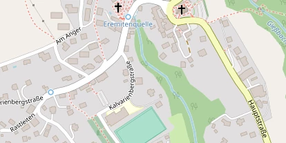 Pension auf Satellitenbild