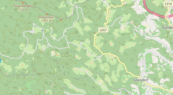 Pension auf Karte