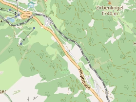 Pension auf Karte