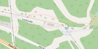 Pension auf Satellitenbild