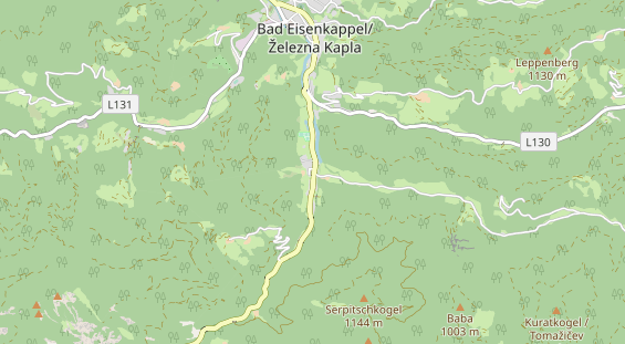 Pension auf Karte