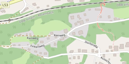 Pension auf Satellitenbild