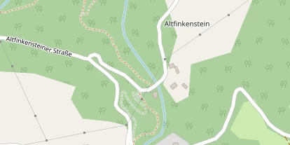 Pension auf Satellitenbild