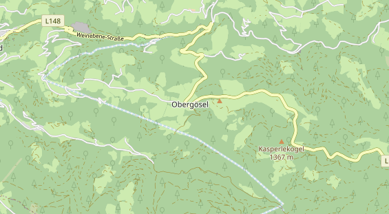 Pension auf Karte