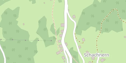 Pension auf Satellitenbild