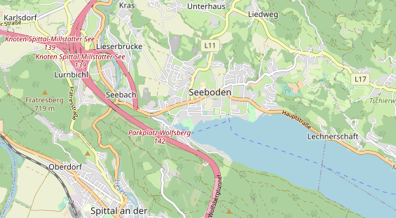 Pension auf Karte