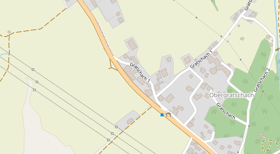 Pension auf Satellitenbild