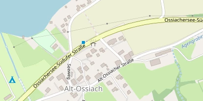 Pension auf Satellitenbild