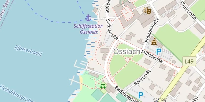 Pension auf Satellitenbild