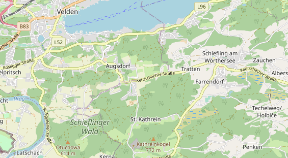 Pension auf Karte