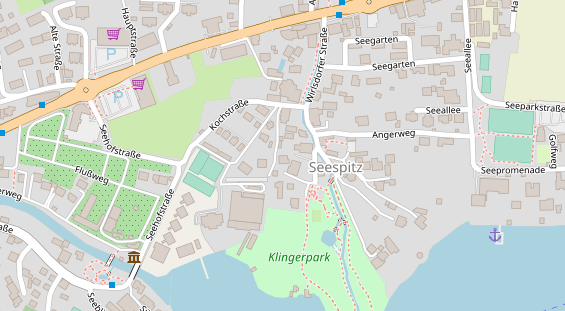 Pension auf Satellitenbild